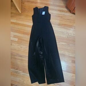 Theory Black Sleeveless Jumpsuit